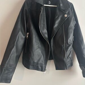 Art Class Black Leather Jacket
